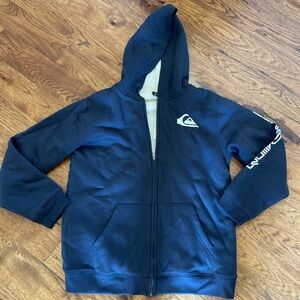 Quicksilver Kids Navy Blue Hoodie Jacket